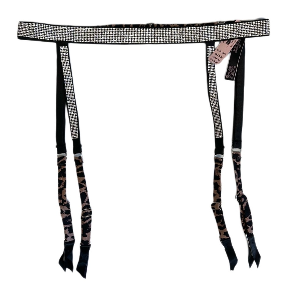 Victoria's secret very sexy shine strap garter belt
